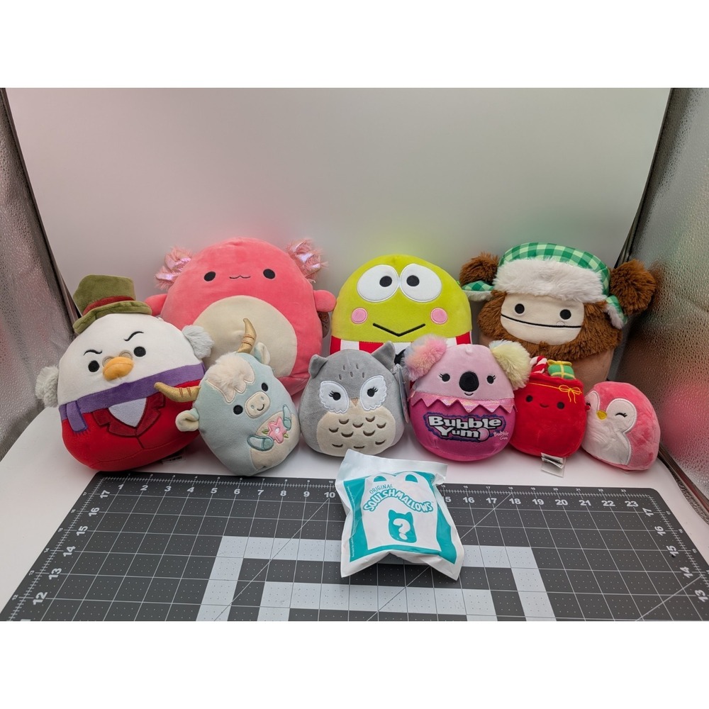 Kellytoy Squishmallow Plush Lot Small Medium McDonalds Stuffed Animal Toy